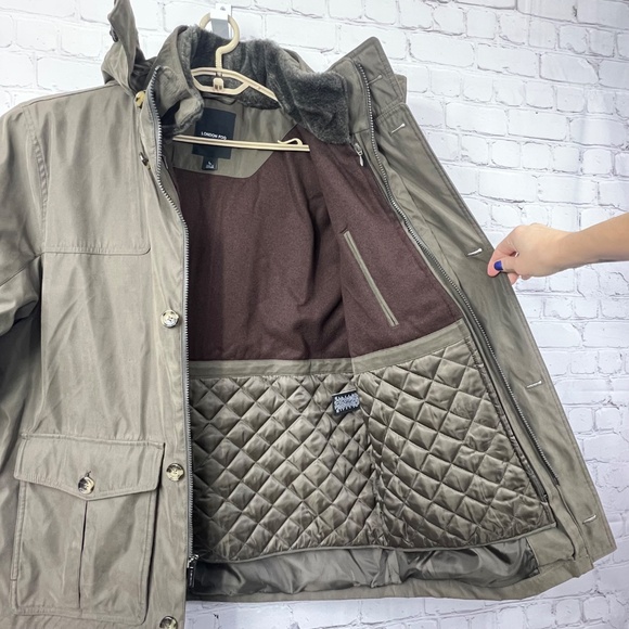 NWOT |•LONDON FOG•| Heavy Duty Winter Insulated Convertible Field Coat Large - Picture 10 of 15